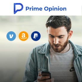 Get paid for taking online surveys with Prime Opinion!